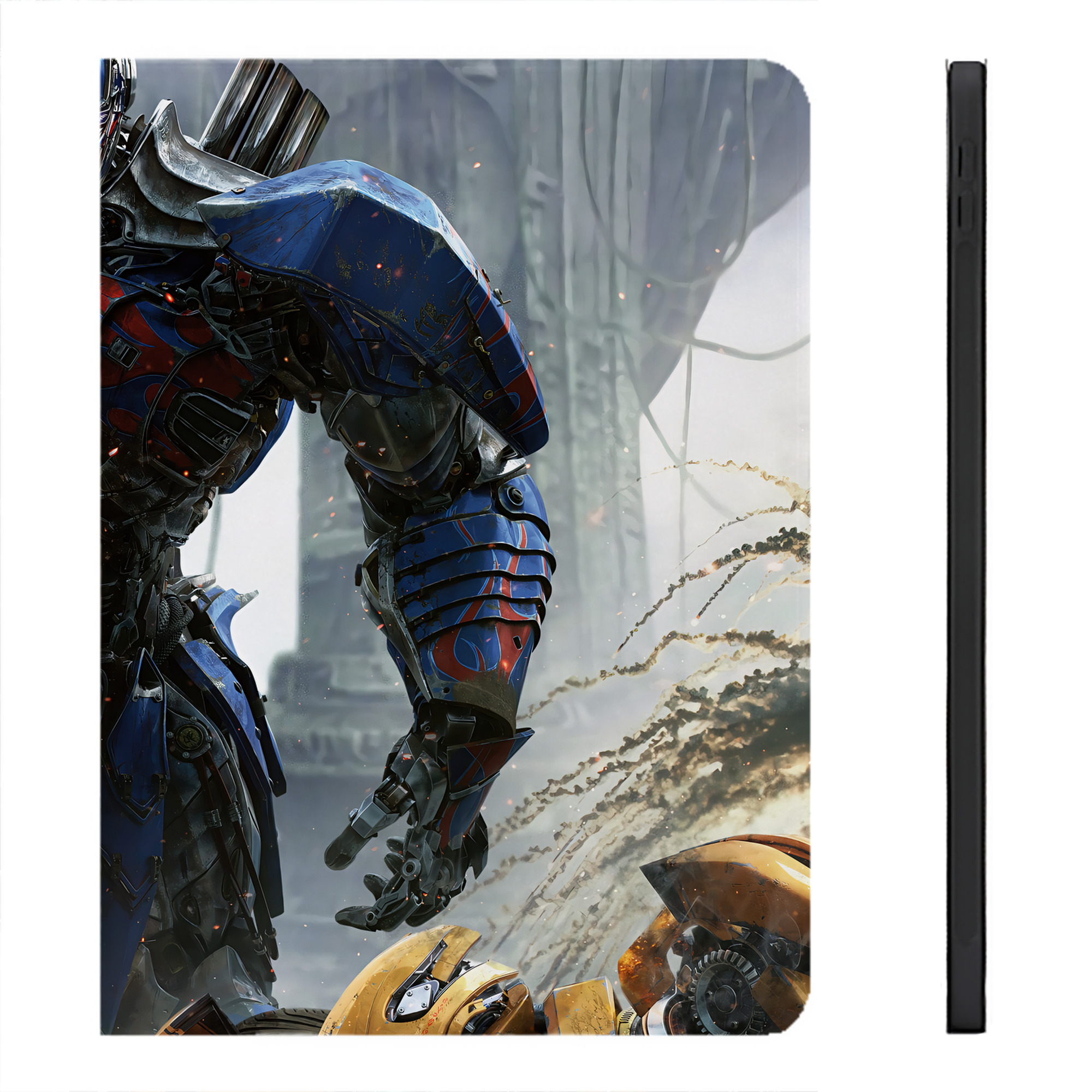 （画像用） Transformers トランスフォーマー IPadケース ペンホルダー付き ブックスタイルデザイン